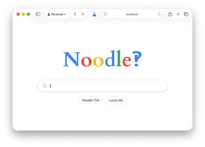 Noodle homepage